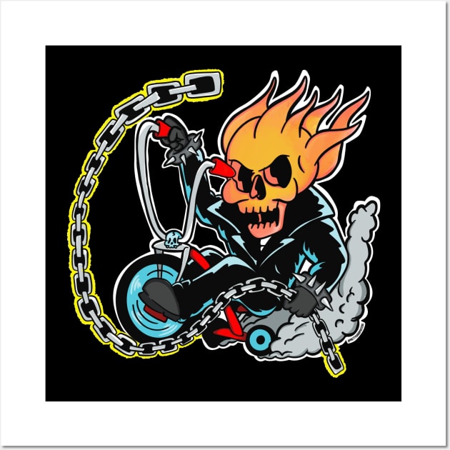 Lil' Ghost Rider Wall Art by PrettyGoodPosters